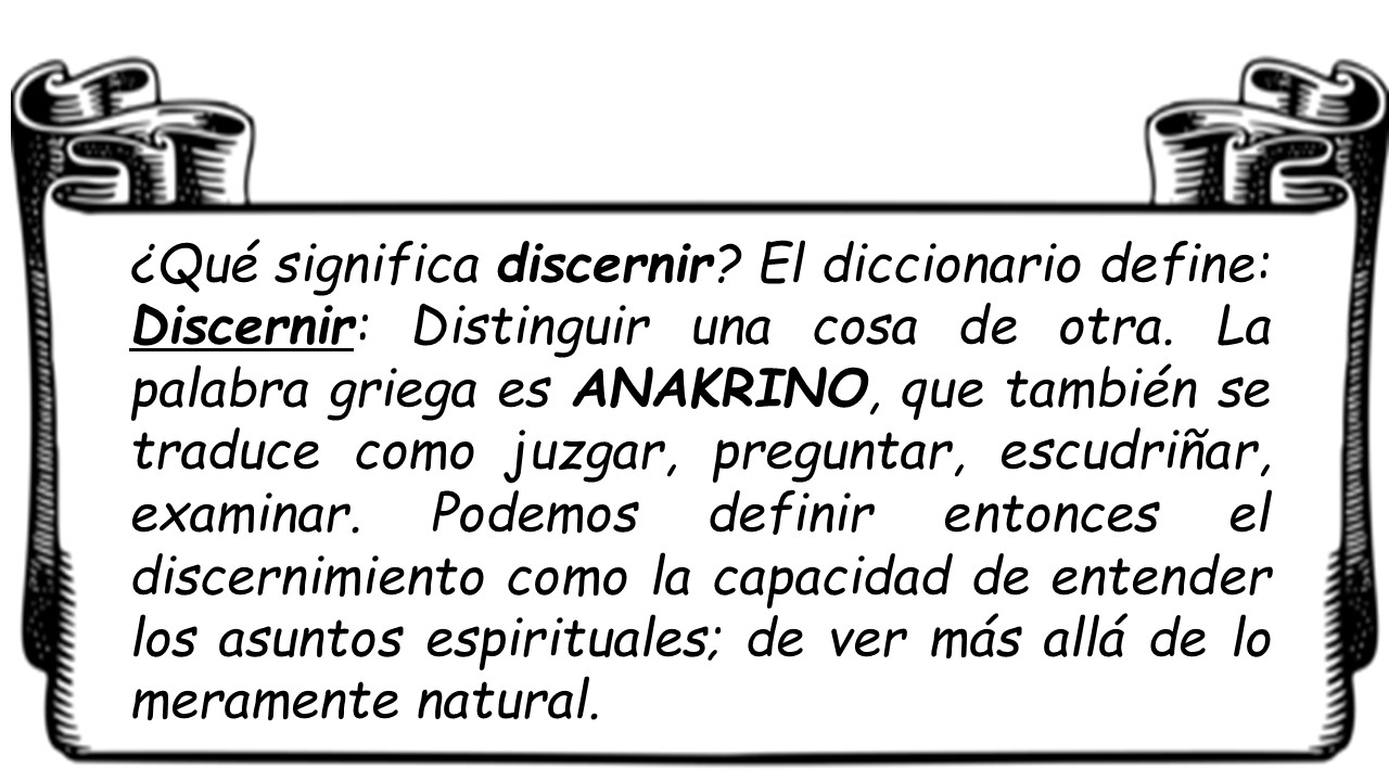 discernir