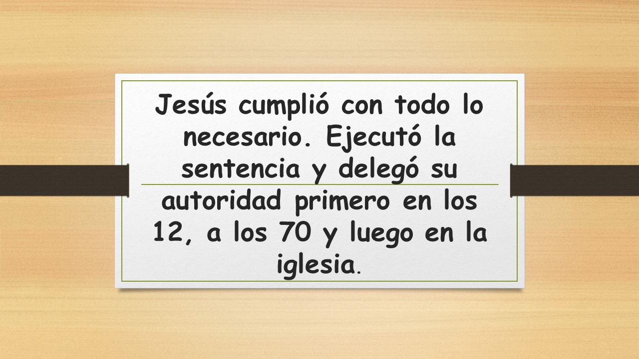 Jesús cumplió con todo lo necesario
